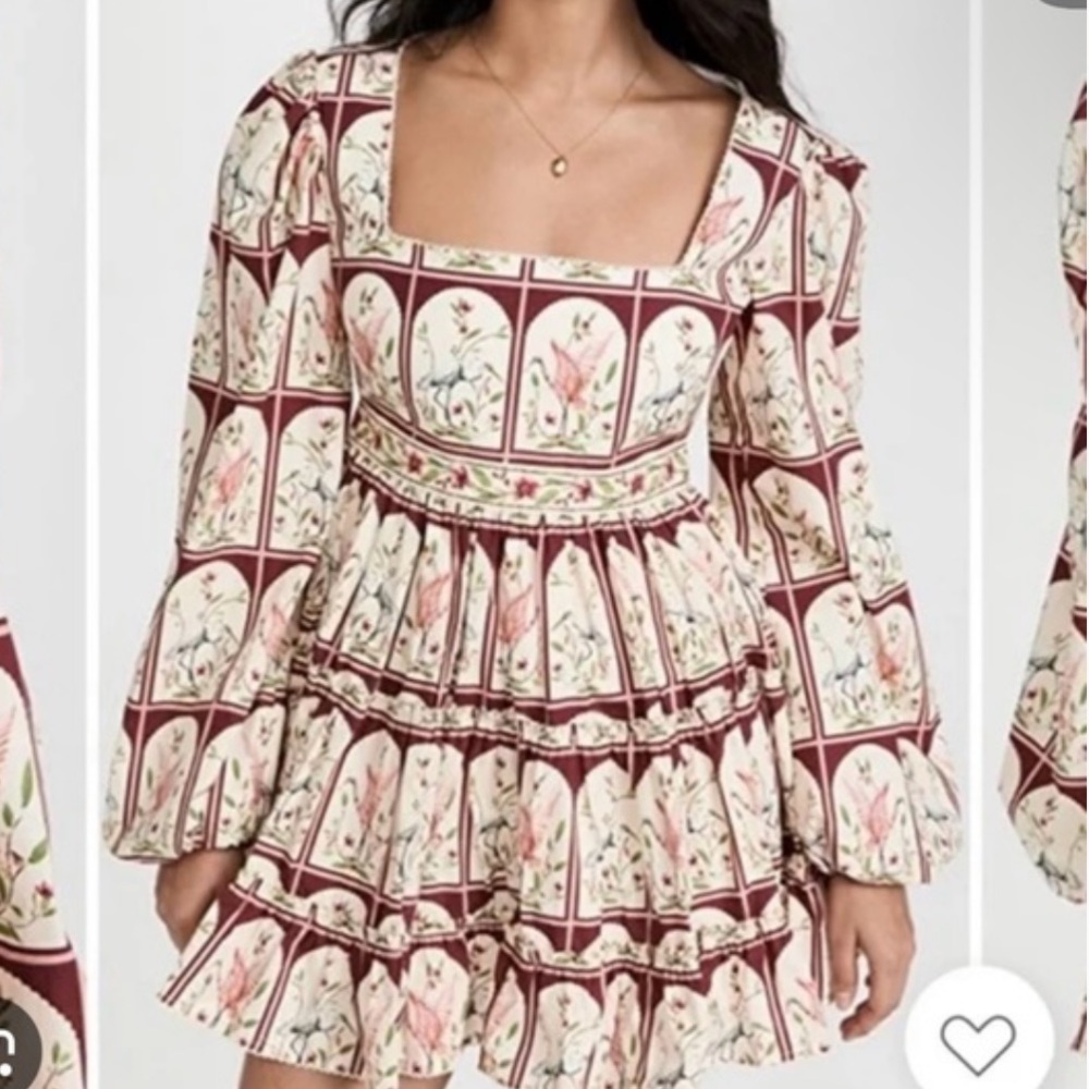 Beautiful Agua by Agua Bendita Avena Garza Mini Dress! Size Medium